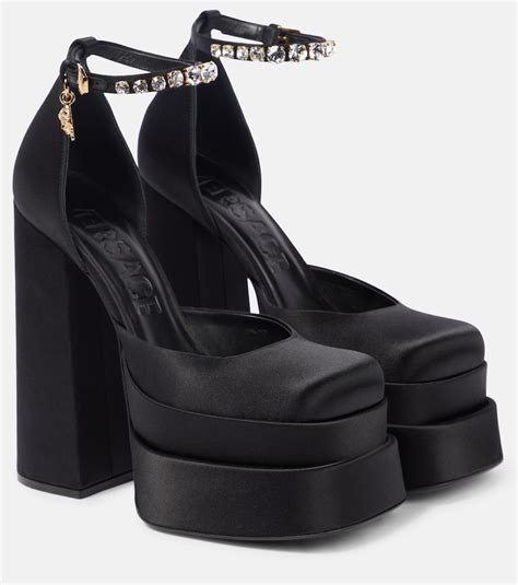 versace talon plateforme|versace platform shoes.